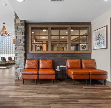 Dental office waiting room